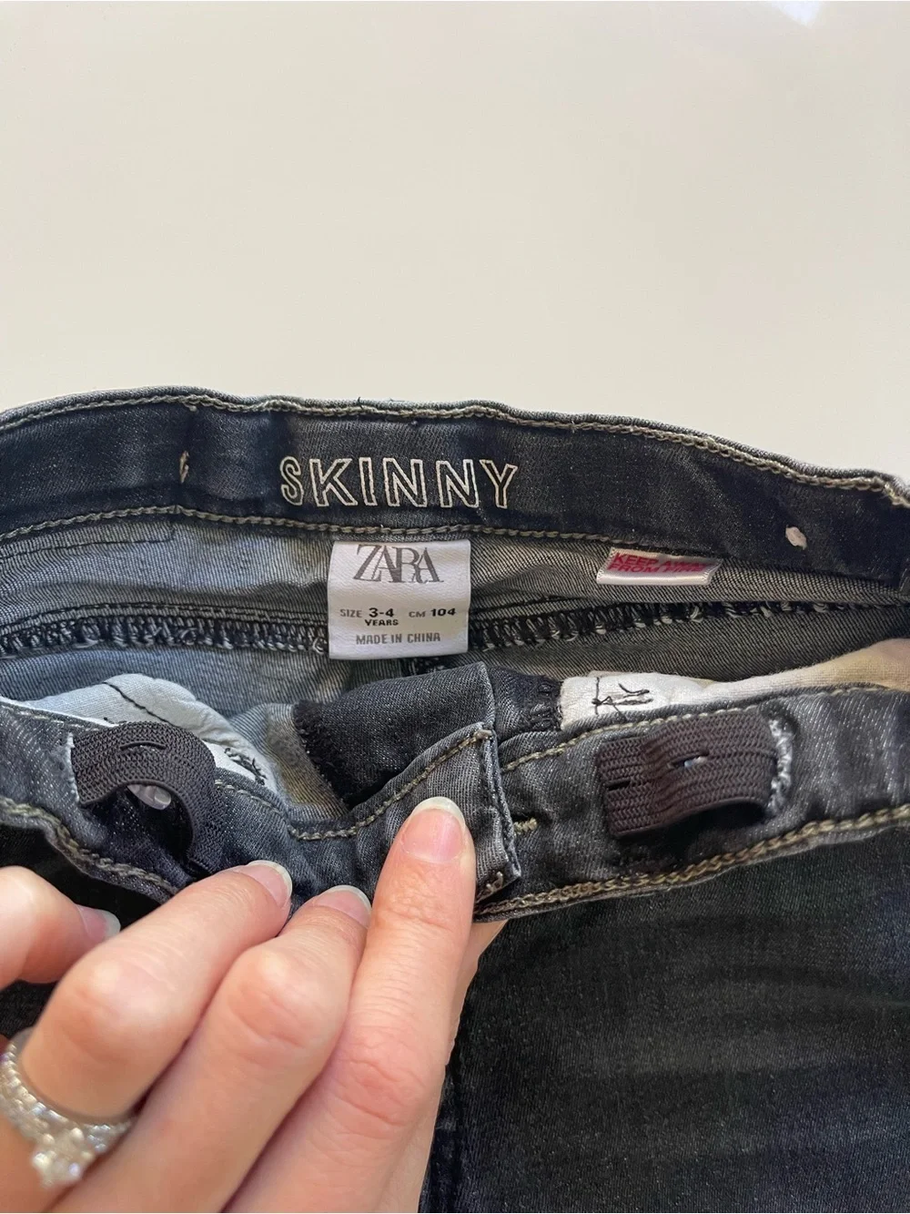 Zara Toddler Skinny Jeans Black - 3T